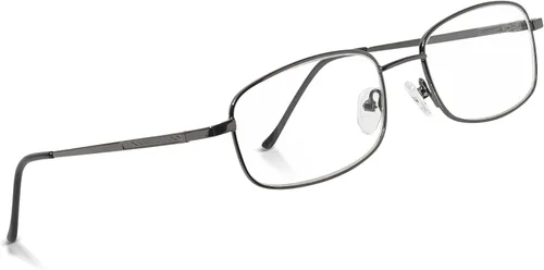 Vista 8 de In Style Eyes Enda Middle - Gafas de lectura bifocales de diseño italiano con montura metálica con cable, lente no polarizada