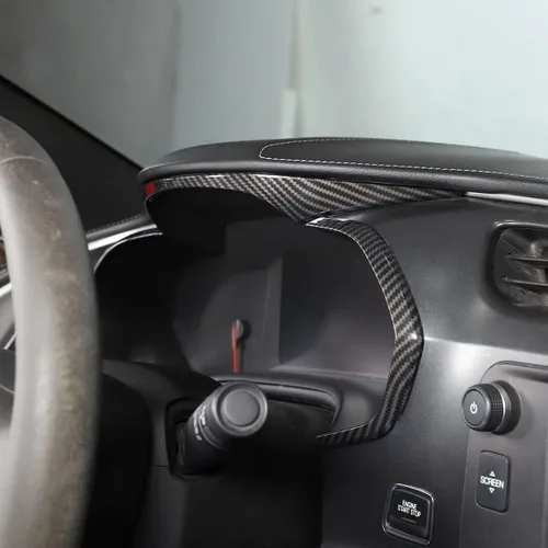 Vista 5 de Tiras de ajuste para panel de instrumentos de tablero de instrumentos, ABS, 3 unidades, compatibles con Corvette C7 Stingray 2014-2019, accesorios