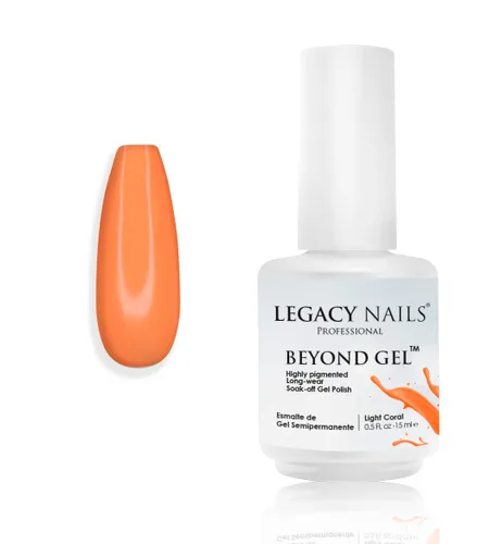 Vista 32 de LEGACY NAILS Professional Beyond Gel Soak-Off Esmalte de uñas – Cobertura completa, altamente pigmentado (BEYOND GEL – ALBA 1/2 oz)