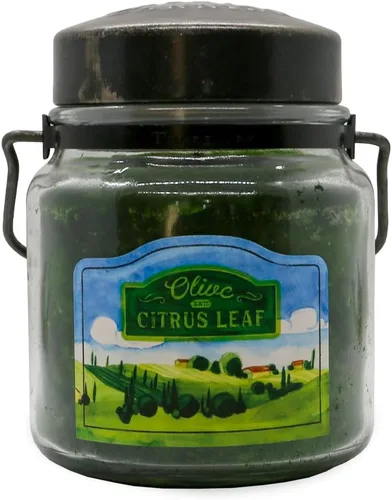 Vista 11 de McCall’s Candles Cocina de la Abuela Vela perfumada de 16 oz Hecha en EE. UU. Frasco rústico vintage con asa de transporte Fragancia