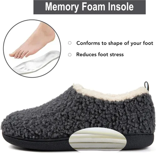 Vista 4 de RockDove - Pantuflas Nomad con espuma viscoelástica para mujer