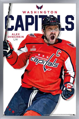 Vista 9 de Trends International NHL Washington Capitals - Póster de pared de la serie 23 de Alexander Ovechkin, 22.4 pulgadas de largo x 14.7 W, versión