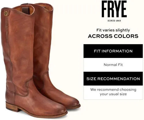 Vista 2 de Frye Melissa Button 2 - Botas altas con estilo ecuestre para mujer, hechas de cuero vintage y resistente con herrajes de metal antiguo y suela