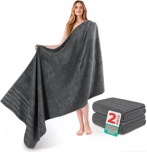Vista 49 de American Soft Linen 100% Cotton Luxury Turkish Towels, 2PC 35x70 Bath Sheet