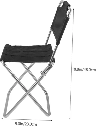Vista 3 de KOMBIUDA Silla de camping ultraligera portátil de malla para silla de playa para taburete plegable al aire libre cómodo y diseño