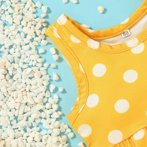 Vista 4 de Traje de baño de verano para niñas pequeñas, sin mangas, a rayas, traje de baño de dos piezas, bikini de playa