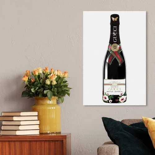 Vista 5 de The Oliver Gal Artist Co. Lienzo decorativo para pared, diseño italiano de champán y bebidas alcohólicas, 16 x 24 pulgadas