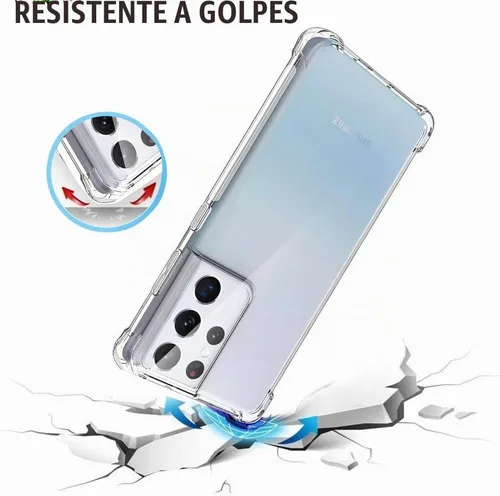 Vista 4 de Funda transparente compatible con Samsung Galaxy S21 Plus 5G