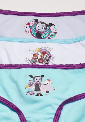 Vista 4 de Disney Girls' 7-Pack Vampirina Underwear Panty