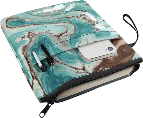 Vista 3 de Forchrinse Lindas fundas de libro de abejas para libros de bolsillo, 11.4 x 8.7 pulgadas, funda lavable de libro Sox para amantes de los libros