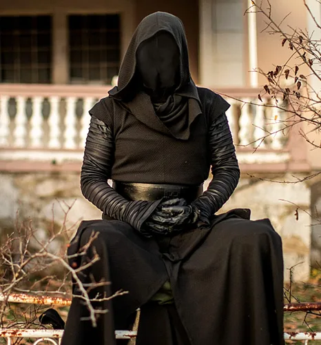 Vista 2 de Joukavor Zentai - Máscara de cara completa para Halloween, elastano, para cosplay unisex