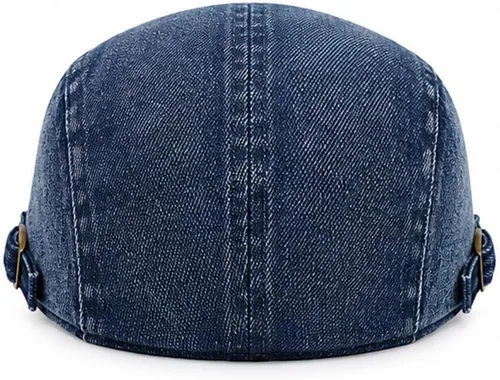 Vista 5 de DIYDECAL Gorra de algodón lavado para hombre Newsboy Gorra Ivy Flat Gatsby Driving Hat Azul oscuro