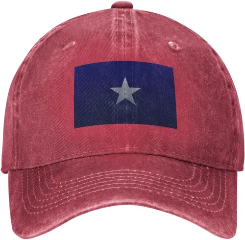 Vista 2 de Bonnie Blue Flag Knitting Effect Baseball Cap for Men Women Hats Adjustable Vintage Cowboy Hat Dad Caps
