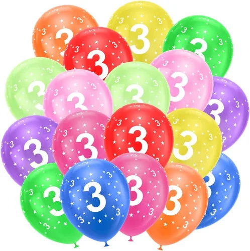 Vista 10 de Ainiv 15 globos de fiesta gruesos azules con cinta y confeti, globos metálicos de látex para baby showers, bodas, graduaciones y cumpleaños