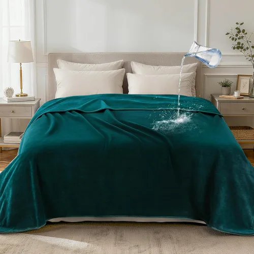 Vista 12 de LOOBANI Manta impermeable para sofá, de doble cara, a prueba de fugas, 40 x Rosa