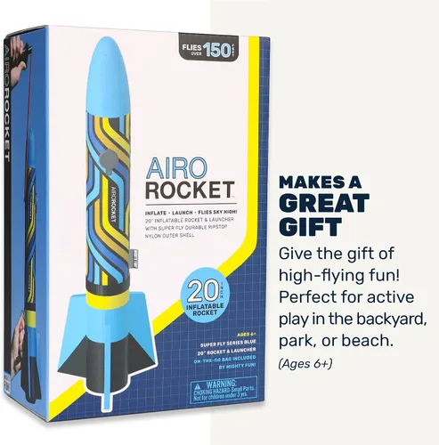 Vista 8 de Airo Rocket™ - Lanzacohetes inflable para niños - Se eleva 150 pies