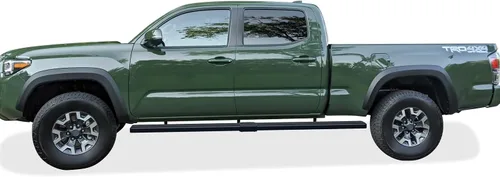 Vista 6 de APS Estribos rueda a rueda de 6 pulgadas compatibles con Toyota Tacoma 2005-2023 doble cabina de 6 pies