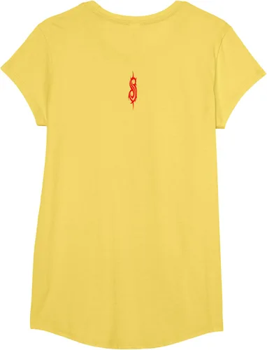 Vista 37 de Slipknot Tribal Calavera playera, niños 12, Rojo