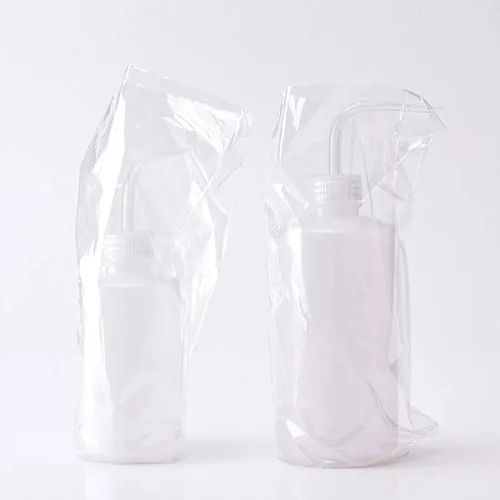 Vista 4 de Botella de spray 1 caja de lavado Bolsas para botellas de lavado desechables Fundas de botellas de lavado de plástico Fundas de botella de plástico
