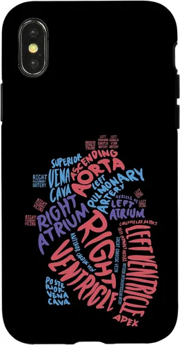 Vista 5 de Cardiac Nurse Anatomical Heart Cardiology Medical Gift Case for iPhone 17