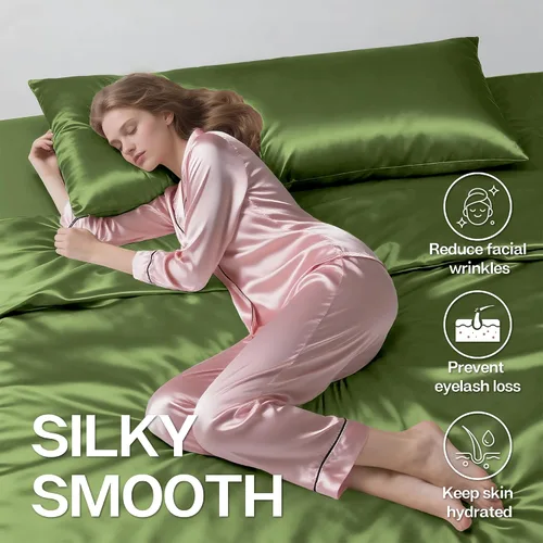 Vista 332 de MR&HM - Funda de almohada de satén