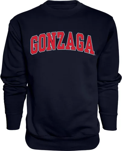 Vista 40 de Blue 84 NCAA sudadera de cuello redondo con arco y colores de equipo para hombre