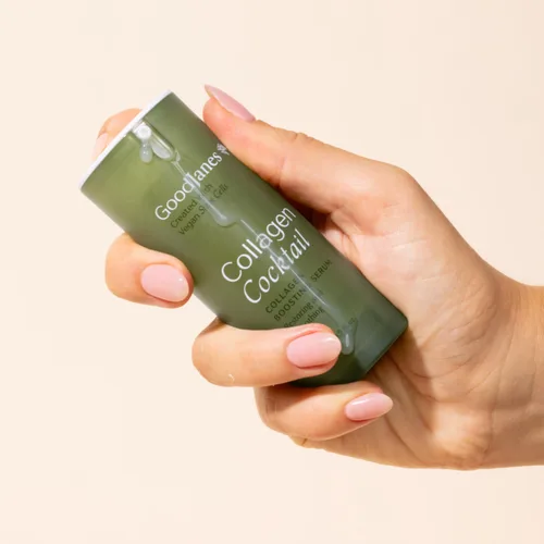 Vista 6 de GoodJanes Suero potenciador de colágeno para cóctel con colágeno vegano, vitamina C, niacinamida y péptidos de cobre - Tratamiento clarificador