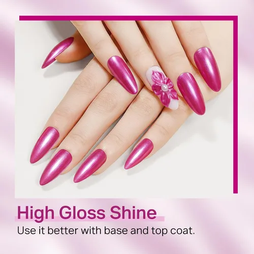 Vista 51 de MIZHSE Esmalte de uñas blanco perla de secado rápido, esmalte de uñas