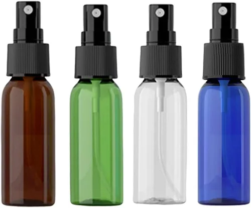 Vista 5 de Mini botella de spray vacía de 1.0 fl oz, mini botella portátil de perfume de aceites esenciales, botella de viaje, botellas de aerosol de alcohol