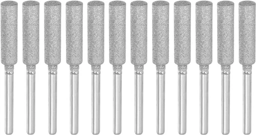 Vista 11 de HARFINGTON 2 paquetes (12 piezas) brocas de diamante para motosierra de 5/32 pulgadas de cabeza de cilindro de 0.157 in, amoladora eléctrica