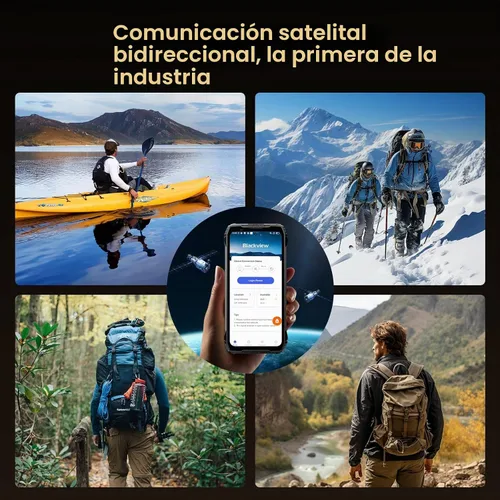 Vista 8 de Blackview XPLORE 2 Gemini AI 5G - Teléfono resistente con mensajes satelitales, 20000mAh/120W 36GB+256GB Dimensity 8300 Android 15, 6.73 pulgadas