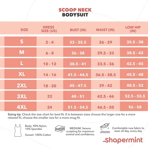 Vista 2 de SHAPERMINT Body de cuello redondo para mujer Trajes moldeadores para mujer con control de abdomen