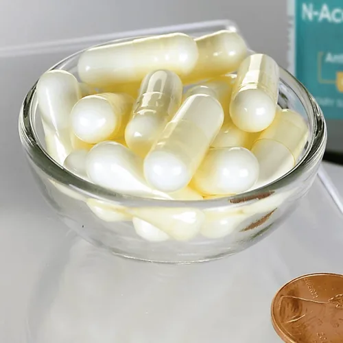 Vista 3 de Swanson NAC N-acetil cisteína Suplemento antioxidante y saludable para adultos que buscan desintoxicación y apoyo de radicales libres – 600 mg