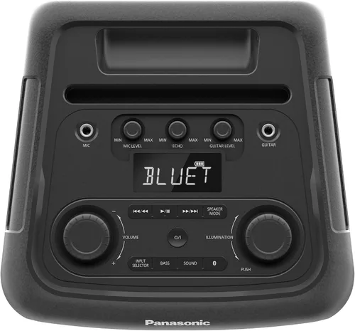 Vista 13 de Panasonic BMAX Altavoz Portátil Bluetooth, 75W Boost de Graves, Batería de Larga Duración, Inalámbrico, 7 Colores de Luz y 12 Patrones con Flash