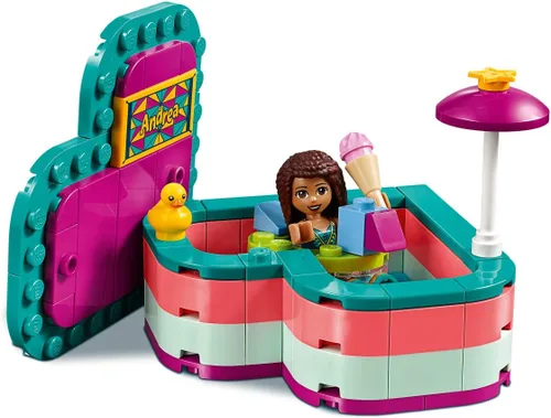 Vista 6 de LEGO Friends Andrea's Summer Heart Box 41384 Kit de construcción, nuevo 2019 (83 piezas)