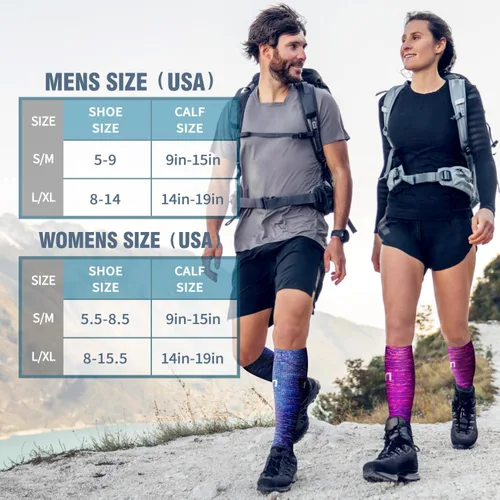 Vista 7 de Bluemaple Paquete de 6 calcetines de compresión de cobre para mujeres y hombres, el mejor apoyo para médicos, correr, enfermería, atletismo