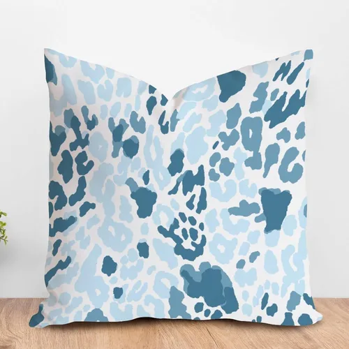 Vista 123 de ArogGeld Funda de almohada para sofá, guepardo y leopardo, estampado de leopardo, funda de cojín decorativa de granja para sala de estar