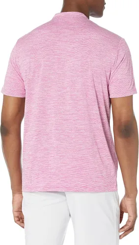 Vista 2 de adidas Golf Men's Textured Stripe Polo Shirt
