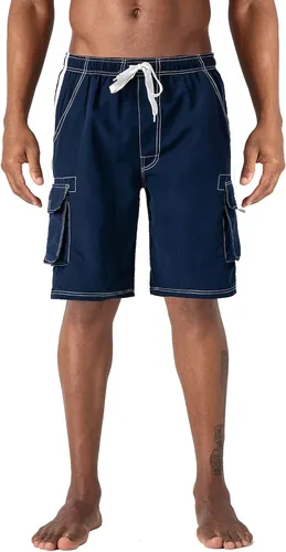 Vista 2 de TACVASEN Men's Summer Quick Dry Swim Trunks Bathing Suit Shorts with Lining Men