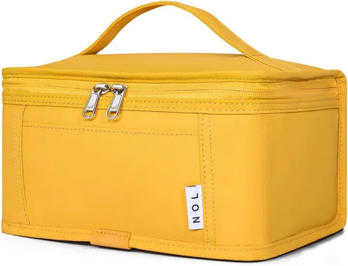 Vista 14 de NOL Natural Organic Lifestyle Bolsa de almuerzo pequeña Mini lonchera Bolsa de almuerzo aislada para hombres/mujeres A prueba de fugas Bolsa térmica