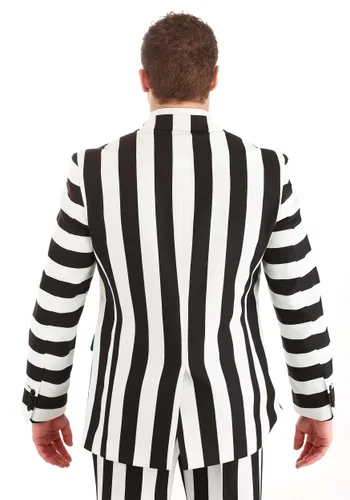 Vista 2 de Blazer para Hombre Beetlejuice a Rayas Multicolor