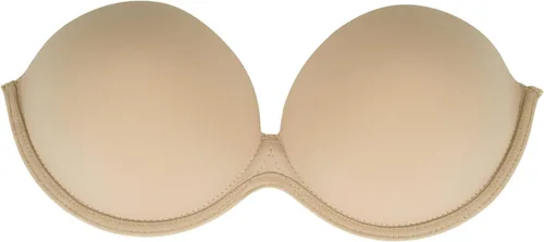 Vista 5 de Sujetadores con realce de espalda descubierta para mujer, autoadhesivos, con aros acolchados, reutilizables, para mujer