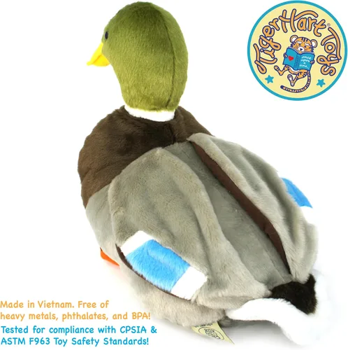 Vista 6 de TigerHart Dakota The Duck - Peluche de 13 pulgadas
