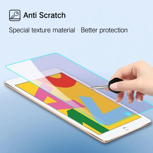 Vista 3 de PERFECTSIGHT Protector de pantalla anti luz azul compatible con iPad 7/8/9 gen (10.2 pulgadas, 7ª/8ª/9ª generación), protección ocular transparente