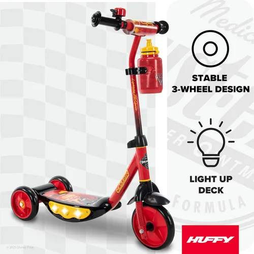 Vista 2 de Huffy Toddler 3-Wheel Scooters, Multiple Colors/Character Graphics, Ages 3+ Scooters for Balance and Learning, Non-Slip Decks, Durable Frames