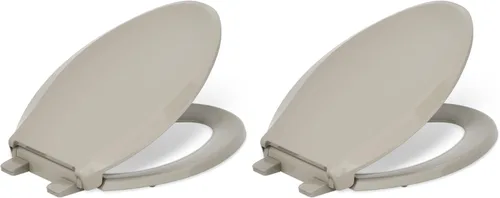 Vista 28 de KOHLER 4639-RL-0 Cachet ReadyLatch Asiento de inodoro redondo con cierre suave, color blanco