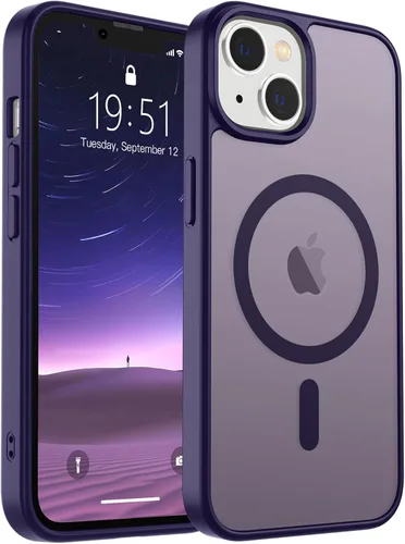 Vista 204 de SUPFINE Funda magnética para iPhone SE 2022 (3ª)/2020 (2ª), iPhone 8 (compatible con MagSafe) (protección contra caídas de grado militar), funda