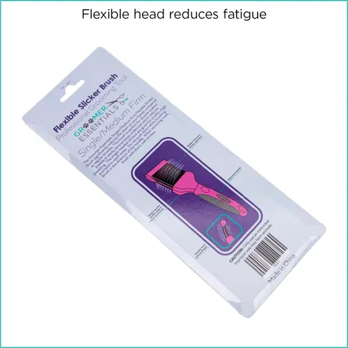 Vista 5 de Groomer Essentials Cepillo flexible deslizante - Firma simple/media