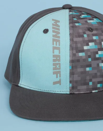 Vista 5 de Minecraft Gorra de béisbol con diseño de diamante, para niños, adolescentes y niños