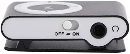 Vista 7 de Mxzzand Reproductor de música portátil MP3 Mini MP3 Reproductor de clip trasero duradero con tarjeta de memoria y cable (negro)